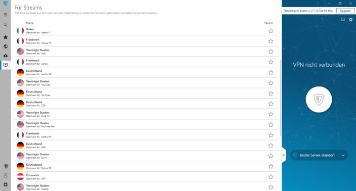 Spezielle Streaming-Server helfen Ihnen dabei, immer den richtigen Server für Netflix und Co. zu finden