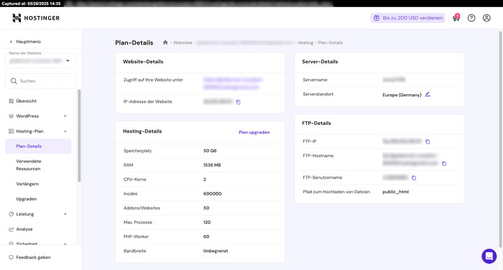 Hier ein detaillierter Blick auf den Tarif “Business”, den wir uns im trusted-Test zusammen mit dem Tarif “Cloud Startup” näher angeschaut haben.