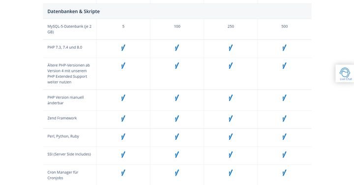 IONOS stellt Ihnen unterschiedliche Sprachen und Skripte zum Coden zur Verfügung