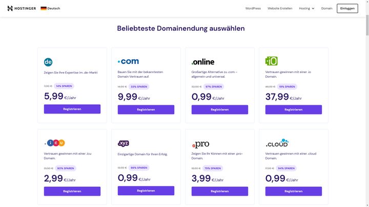 Die Wahl einer passenden Domain ist ein wichtiger Schritt beim Webhosting
