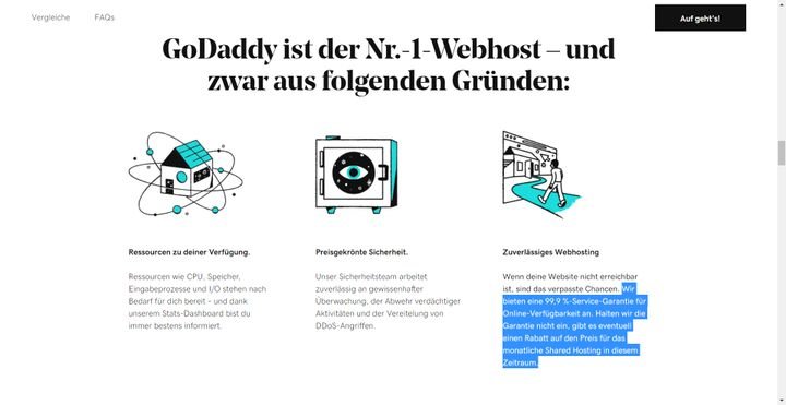 Im Test liegen die meisten Anbieter über dem versprochenen Wert