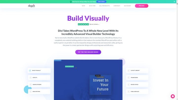 Theme und Pagebuilder in einem