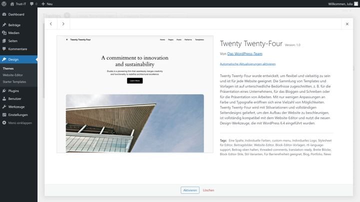Schaue dir immer wieder neue Plug-ins, Tools und Themes an, um konkurrenzfähig zu bleiben