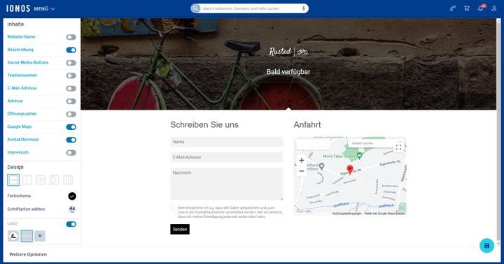 Bieten Sie Ihren Usern mit der digitalen Visitenkarte mehr als eine simple “Coming soon”-Page