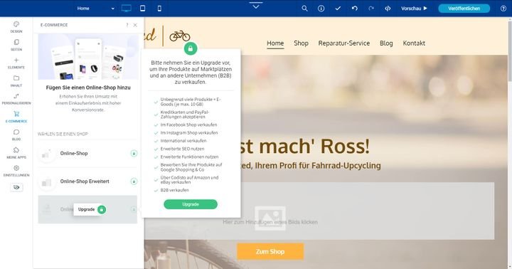 Richten Sie Ihren eigenen Online-Shop ein