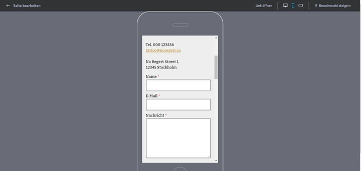 Mithilfe der mobilen Ansicht optimieren Sie Ihre Jimdo-Page für alle Geräte und Bildschirmgrößen
