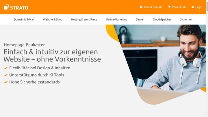 Die STRATO SmartWebsite im trusted-Test