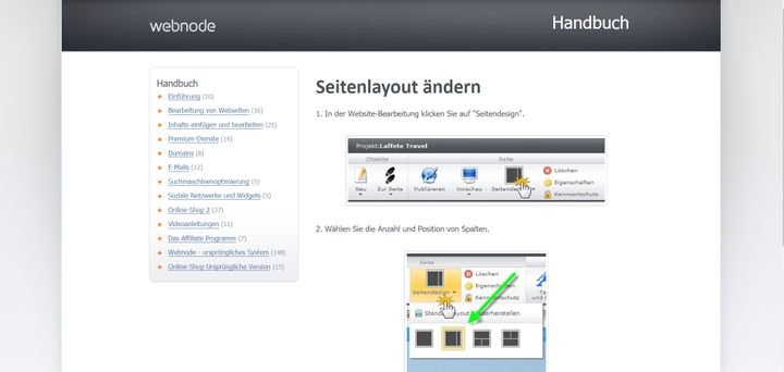 Einige Artikel im Webnode-Handbuch beziehen sich auf ältere Versionen des Baukastens und sind mittlerweile unbrauchbar