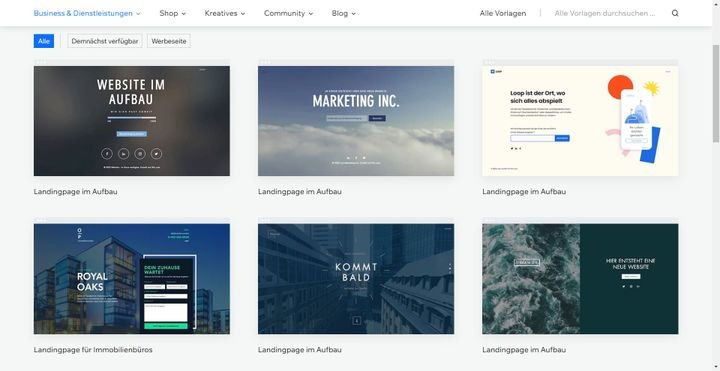 Richten Sie mit den passenden Templates und dem gewohnten Editor Ihre Landingpages ein