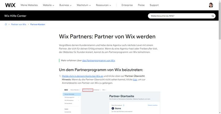 Nur als Partner:in von Wix bearbeiten Sie Seiten im Team