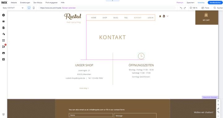 Kurzzeitig verschwand das zu bewegende Element im Editor. Das passierte aber nur ein einziges Mal im Test