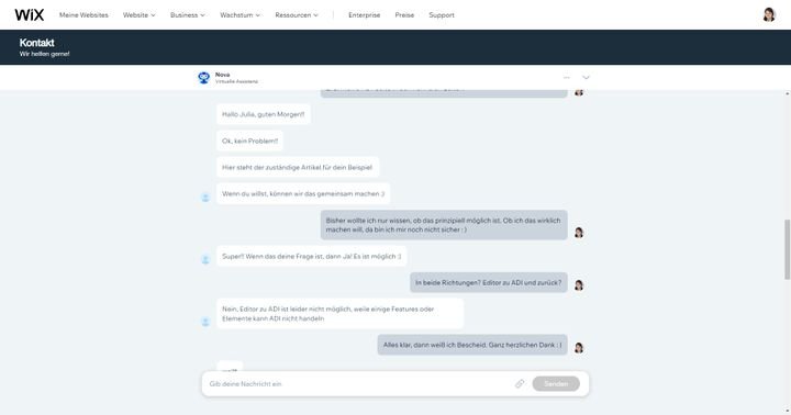 Der Support antwortete schnell, kompetent und freundlich auf die Anfrage