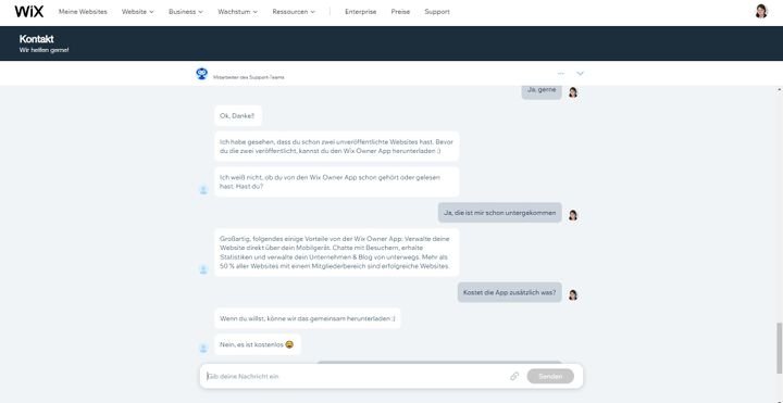 Der Support antwortete schnell, kompetent und freundlich auf die Anfrage