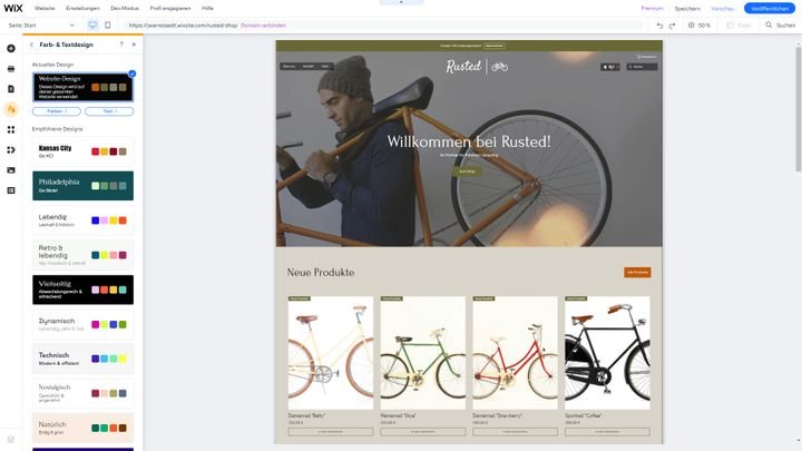 Mit globalen Design-Einstellungen sorgen Sie für eine stringente Optik auf allen Ihren Seiten