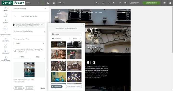 Statten Sie Ihre Website mit den kostenlosen Bildern des Anbieters aus
