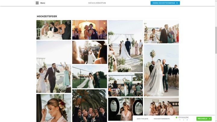 Lass deine Hochzeit noch einmal Revue passieren