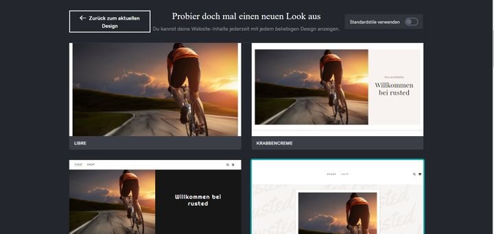GoDaddy verfügt über eine kleine Auswahl ansprechender und responsiver Design-Vorlagen