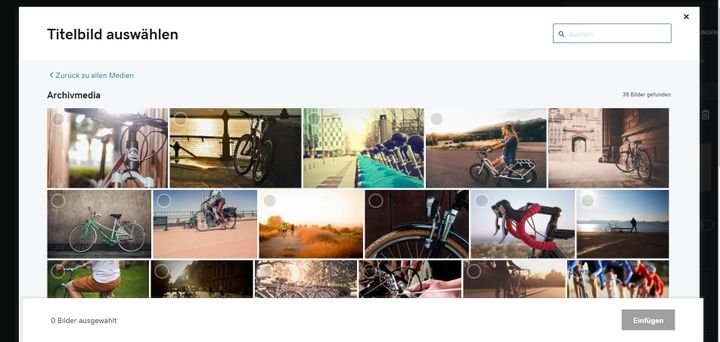 Der GoDaddy Homepage-Baukasten hat ein eigenes Archiv lizenzfreier Fotos mit an Bord, die zu Ihrem Unternehmen passen