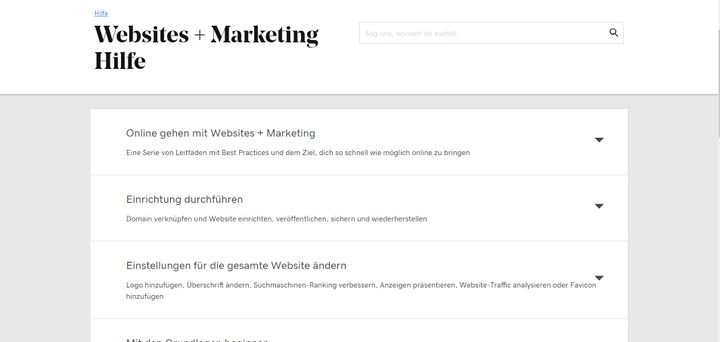 Kann der persönliche Support Ihnen nicht helfen, finden Sie schnelle Hilfe und umfangreiche FAQ im Online-Helpcenter