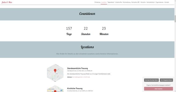 WeddyBird bietet Ihnen im aktuellen trusted-Vergleich die komfortabelste Hochzeitshomepage