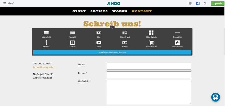 Nutzen Sie Funktionen wie Kontaktformulare, um die Kommunikation mit Ihren Gästen zu koordinieren