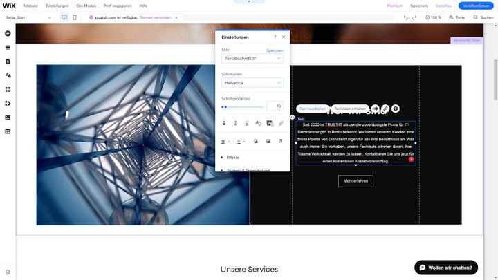 Der Editor ist zwar sehr umfangreich, aber einfach bei der Bedienung
