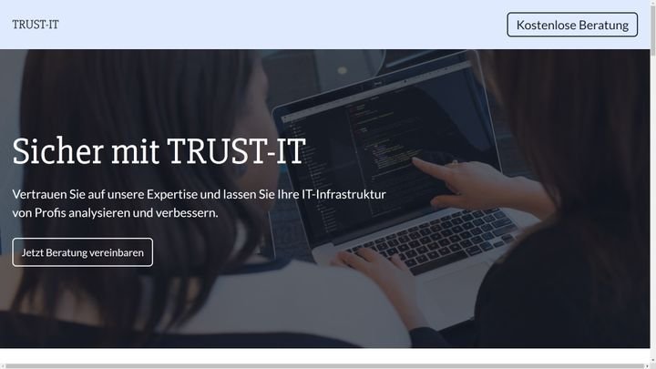Ein großer Bild-Header; das schafft Aufmerksamkeit