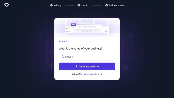 Letzter Schritt: Der Unternehmensname