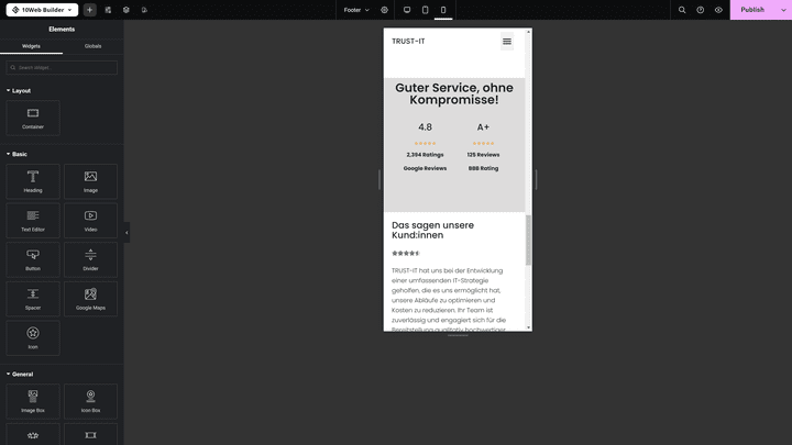 Elementor kann viel, will aber auch gelernt sein