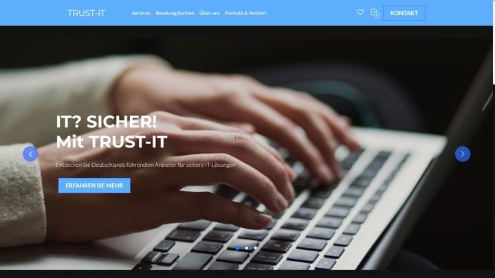 Als Fan dunkler Website-Designs habe ich mich für einen entsprechenden Look entschieden