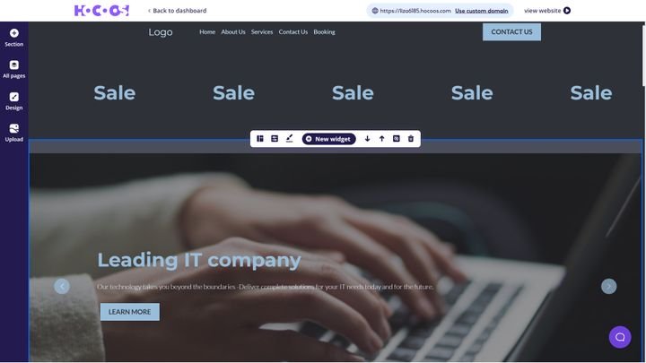 Der Editor von Hocoos ist auf maximale Einfachheit hin entwickelt