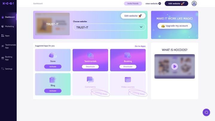 Hocoos macht einen guten Job, wirkt teils aber noch unausgereift