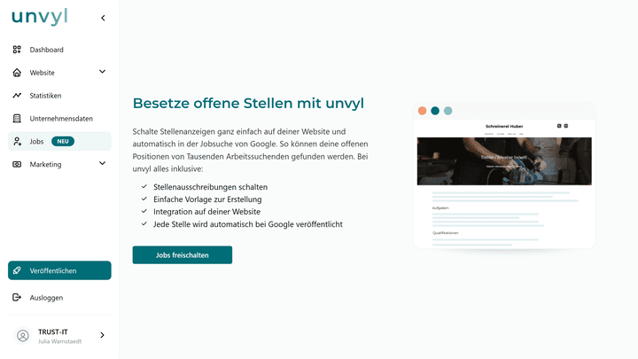 Setze mit Paceways Stellenausschreibungen auf