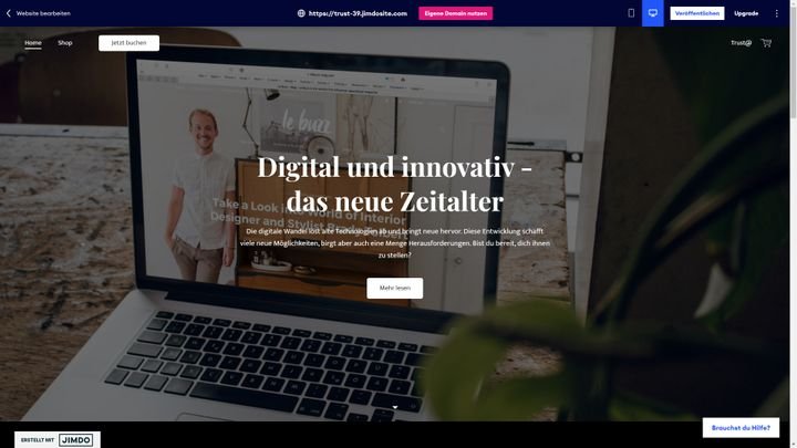 Wechsle in der Vorschau zwischen der Desktop-Ansicht …
