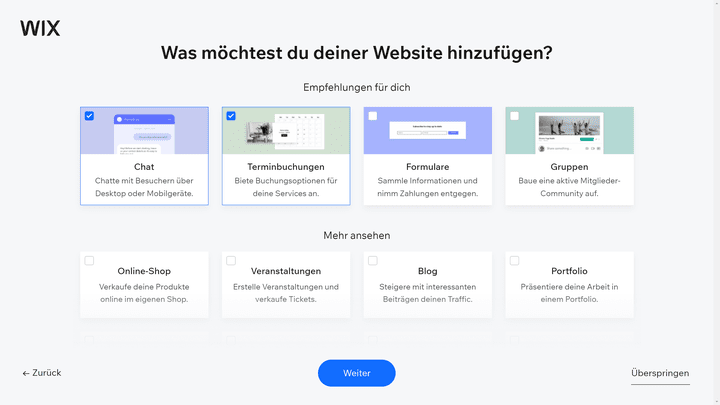 Stelle dir zuerst deine eigene Webseite zusammen