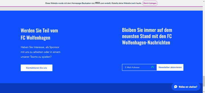 Im Footer meiner Page kann ich wichtige Dokumente wie Impressum, Datenschutz, AGB und Co. unterbringen