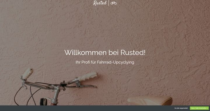 Machen Sie mit einem schicken Header auf Ihre Inhalte aufmerksam
