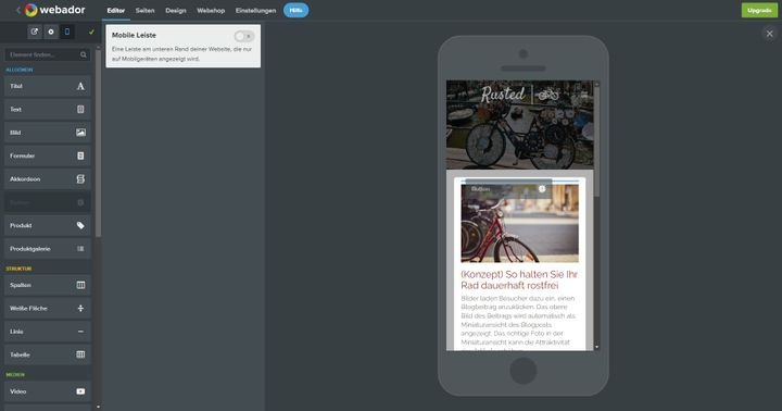 Setzen Sie bei Bedarf den “mobile first”-Ansatz um