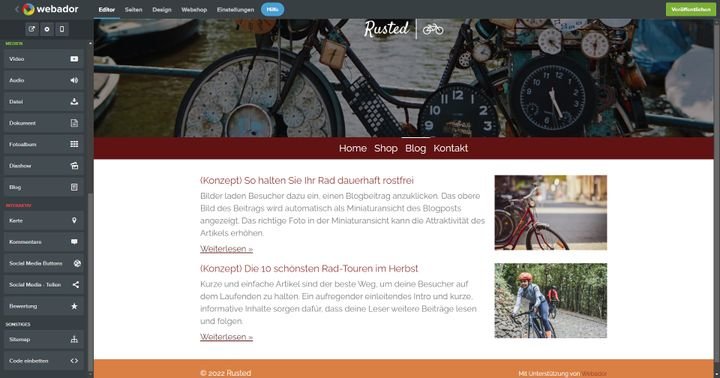 Erstellen Sie einen eigenen Blog für sich oder Ihr Unternehmen