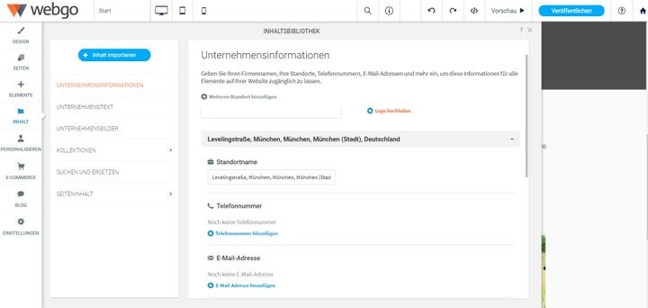 Die integrierte Bildbearbeitung erlaubt Ihnen, Ihre Fotos und Grafiken mit Effekten und Stickern auszustatten