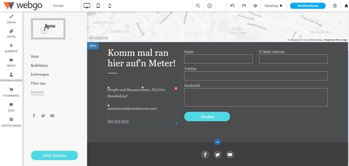 Auf Wunsch verschieben Sie die Navigationsleiste auch in eine ausklappbare Seitenleiste