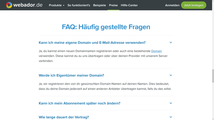 Die Domain direkt mit dem Hompage-Baukasten bestellen oder extern ordern? Beides hat Vor- und Nachteile