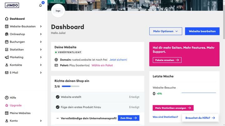 Domains und Website an nur einer Stelle verwalten zu können ist sehr komfortabel