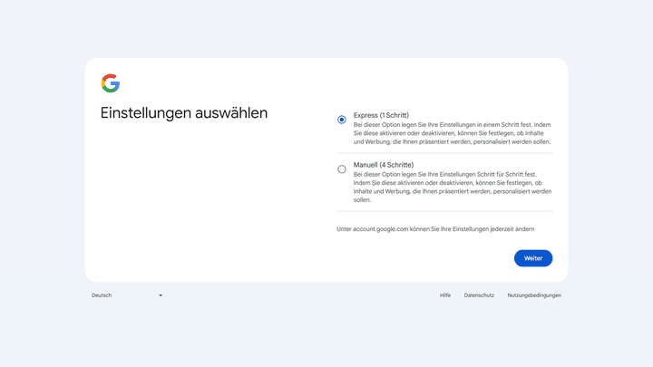 Kümmere dich um deine Datenschutz-Einstellungen