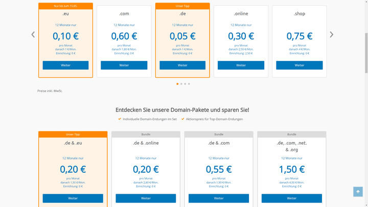 Sichere dir deine eigene Domain, um Probleme mit Gratis-Subdomains zu vermeiden