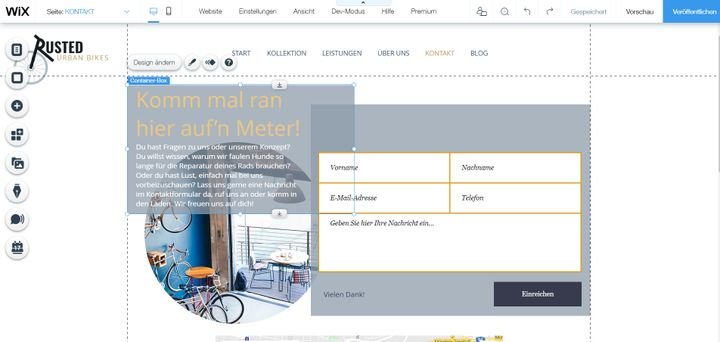Der aktuell beste Homepage-Baukasten im Vergleich ist Wix