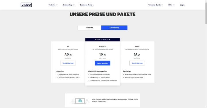 Um eine eigene Domain nutzen zu können, benötigen Sie häufig ein kostenpflichtiges Paket