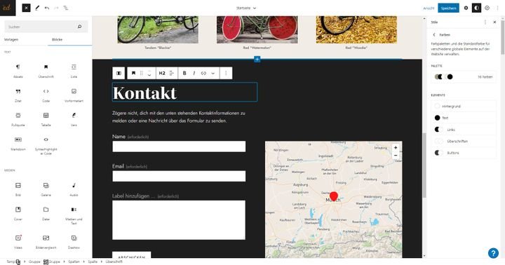 Sie müssen sich erst etwas einarbeiten, um den Editor aus WordPress zu verstehen