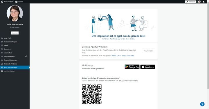 Bearbeiten Sie Ihre Seite mit der mobilen App spontan auch von unterwegs aus