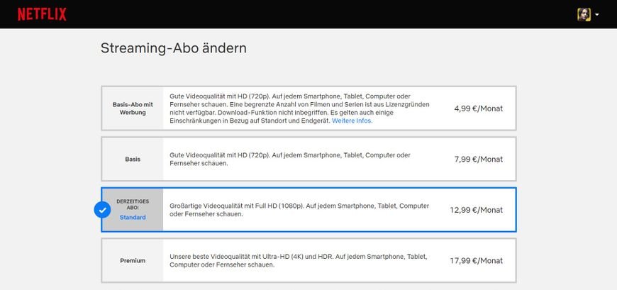 NETFLIX ABOS IM KOSTEN VERGLEICH BERBLICK ZU PREISEN UND visual data 4